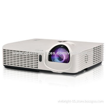 vivibright dlp short throw projector ,3200ansi lms ,0.6:1 short throw lens for school